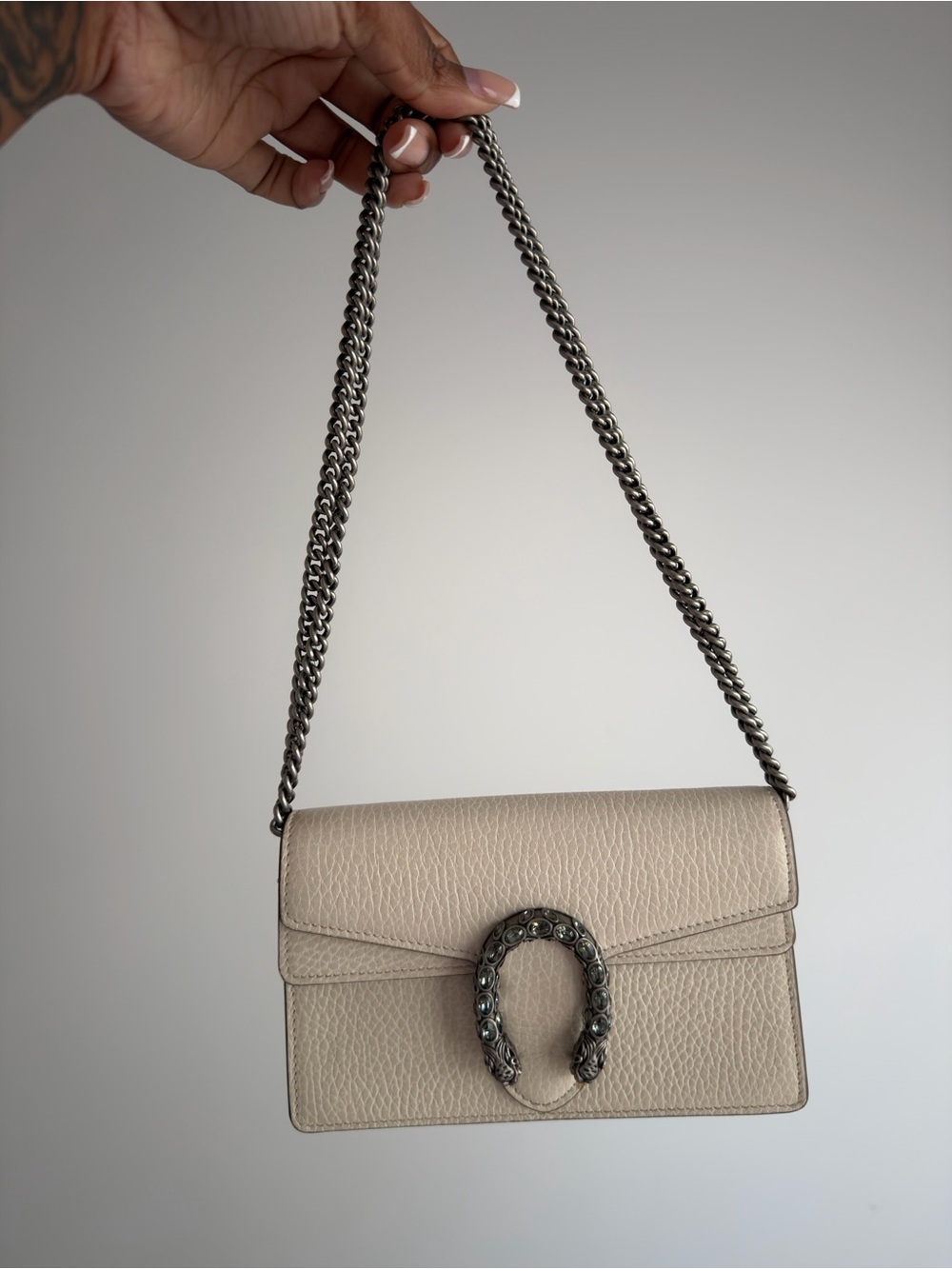 Gucci Dionysus Mini White Leather
